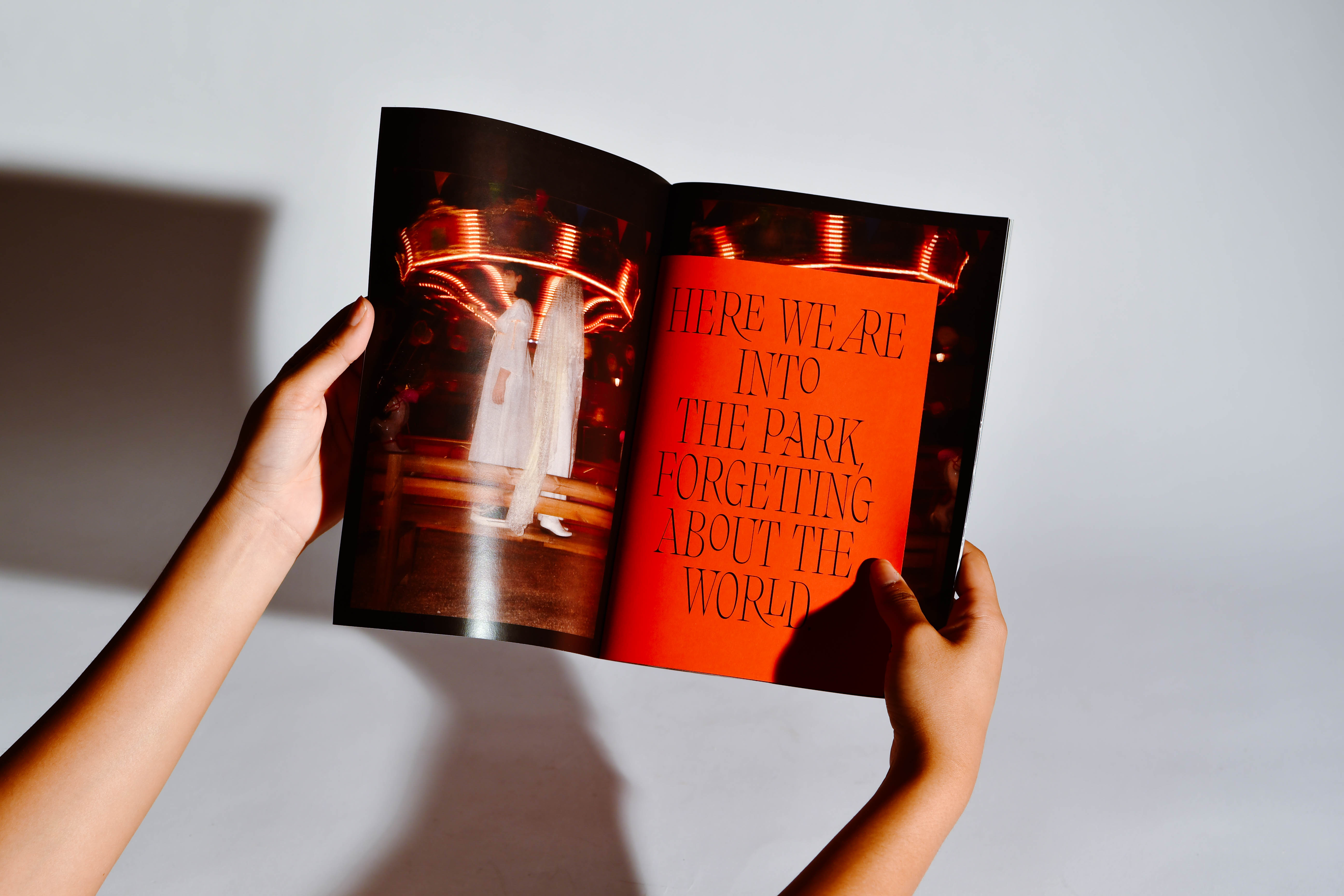 Here we are into the park