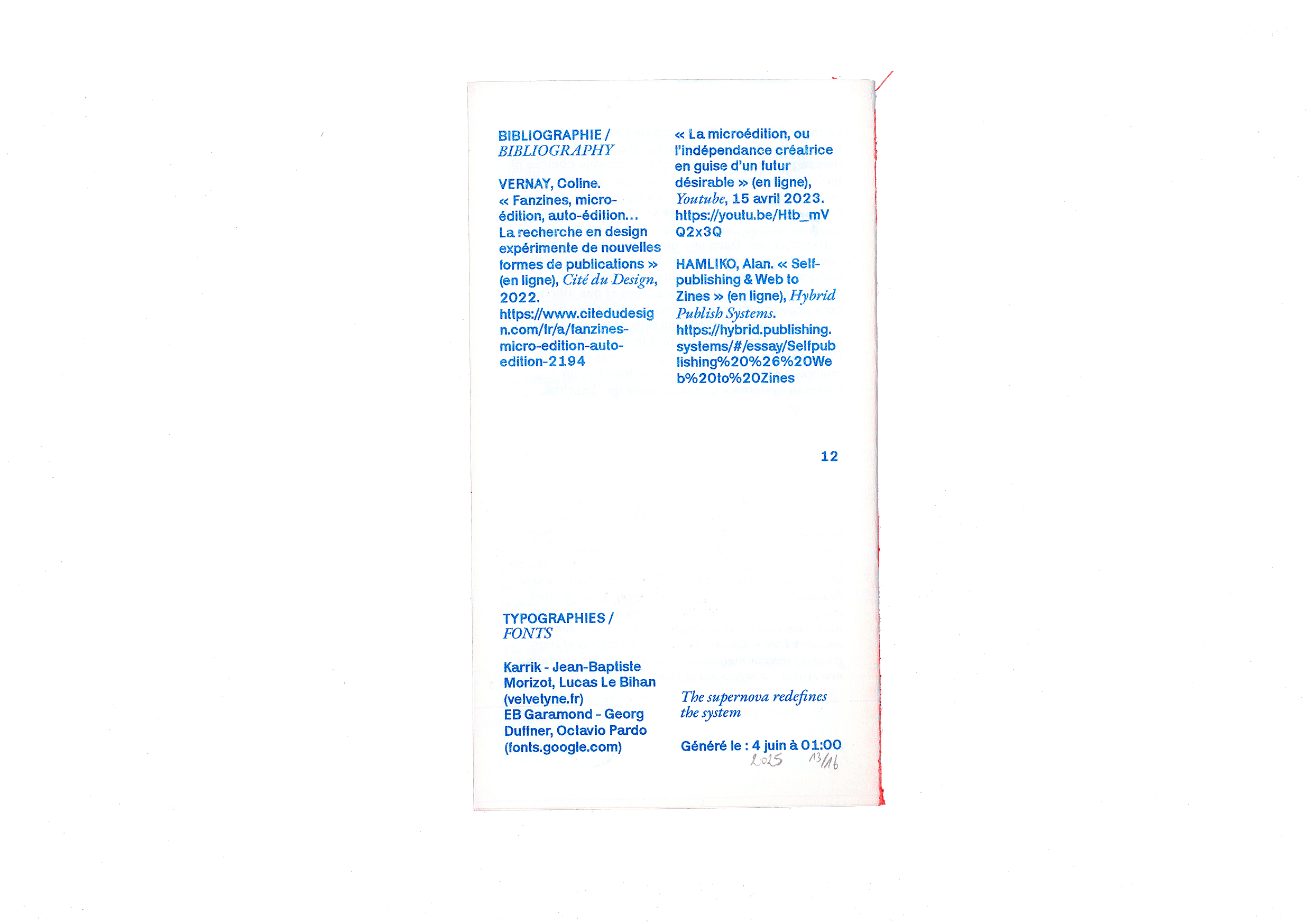 The supernova redefines the system